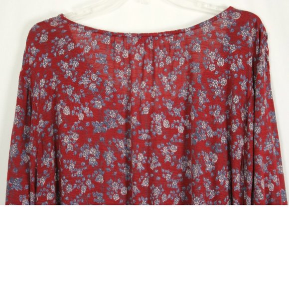 Plus Lucky Brand Floral A-Line Top Size 2X - Picture 9 of 11